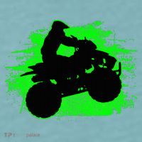 Quad Bike Atv Gift Sueded Cloud Jersey T-Shirt thumb 2