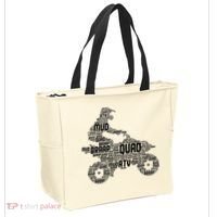 Quad Biker ATV 4 Wheeler Funny Quad Tote Bag thumb 2