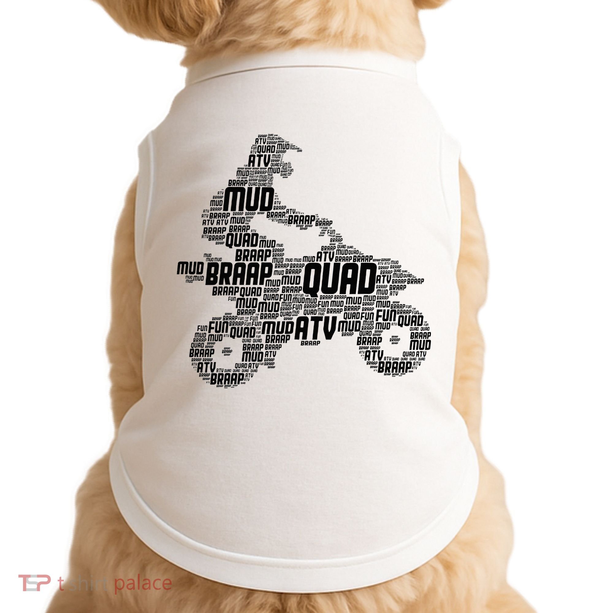 Quad Biker ATV 4 Wheeler Funny Quad Doggie Tank