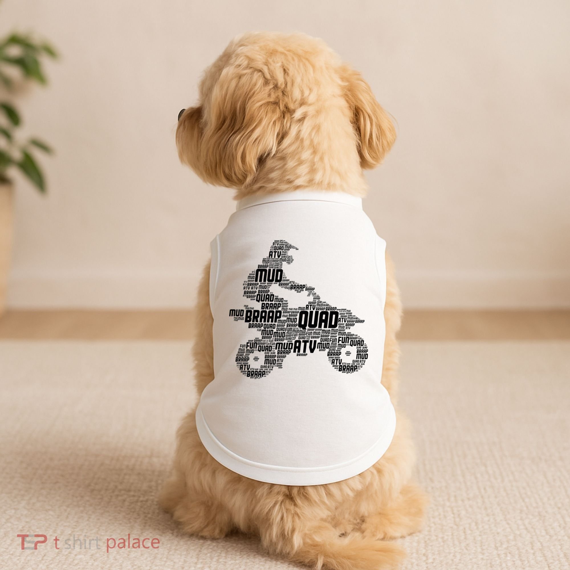 Quad Biker ATV 4 Wheeler Funny Quad Doggie Tank