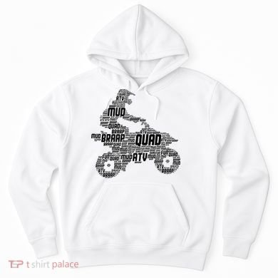 Quad Biker ATV 4 Wheeler Funny Quad Hoodie