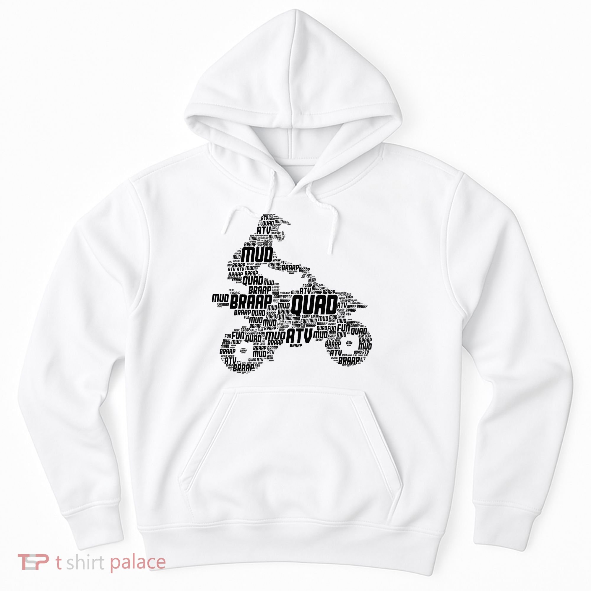 Quad Biker ATV 4 Wheeler Funny Quad Hoodie