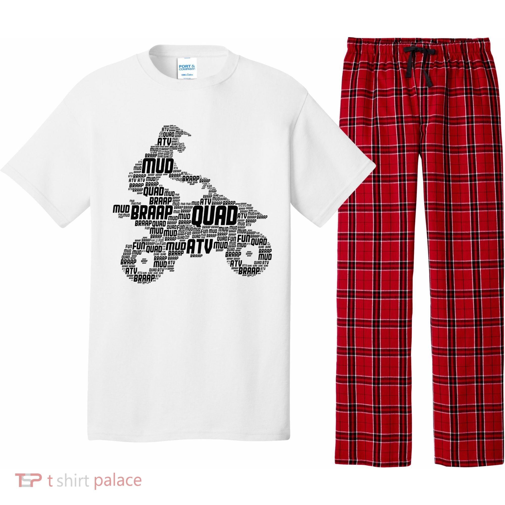Quad Biker ATV 4 Wheeler Funny Quad Pajama Set