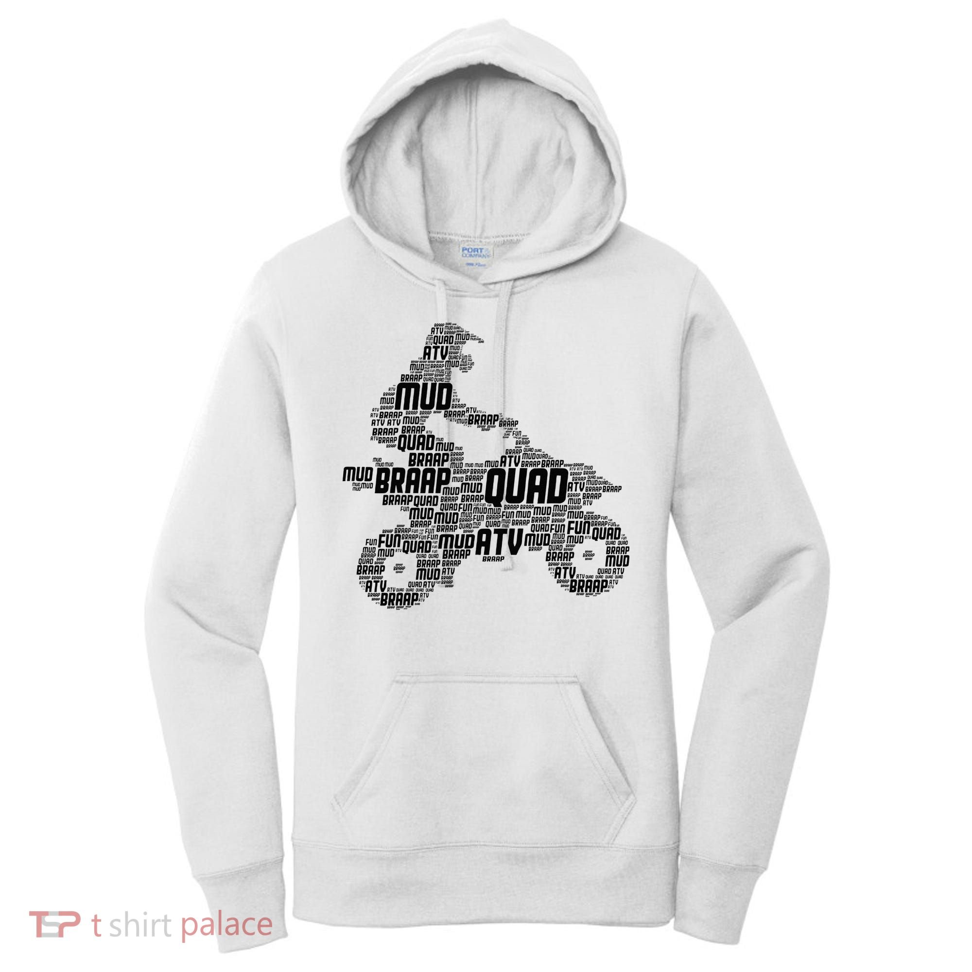 Quad Biker ATV 4 Wheeler Funny Quad Women's Hoodie