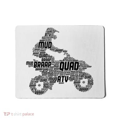 Quad Biker ATV 4 Wheeler Funny Quad Mousepad