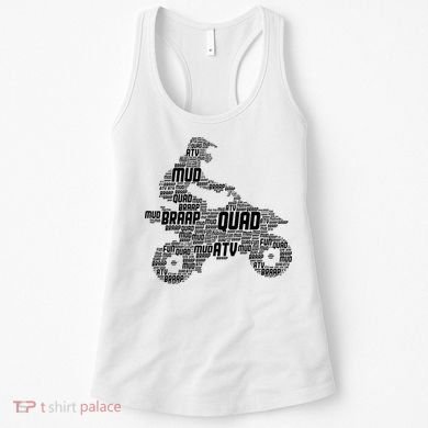Quad Biker ATV 4 Wheeler Funny Quad Women's Tank Top