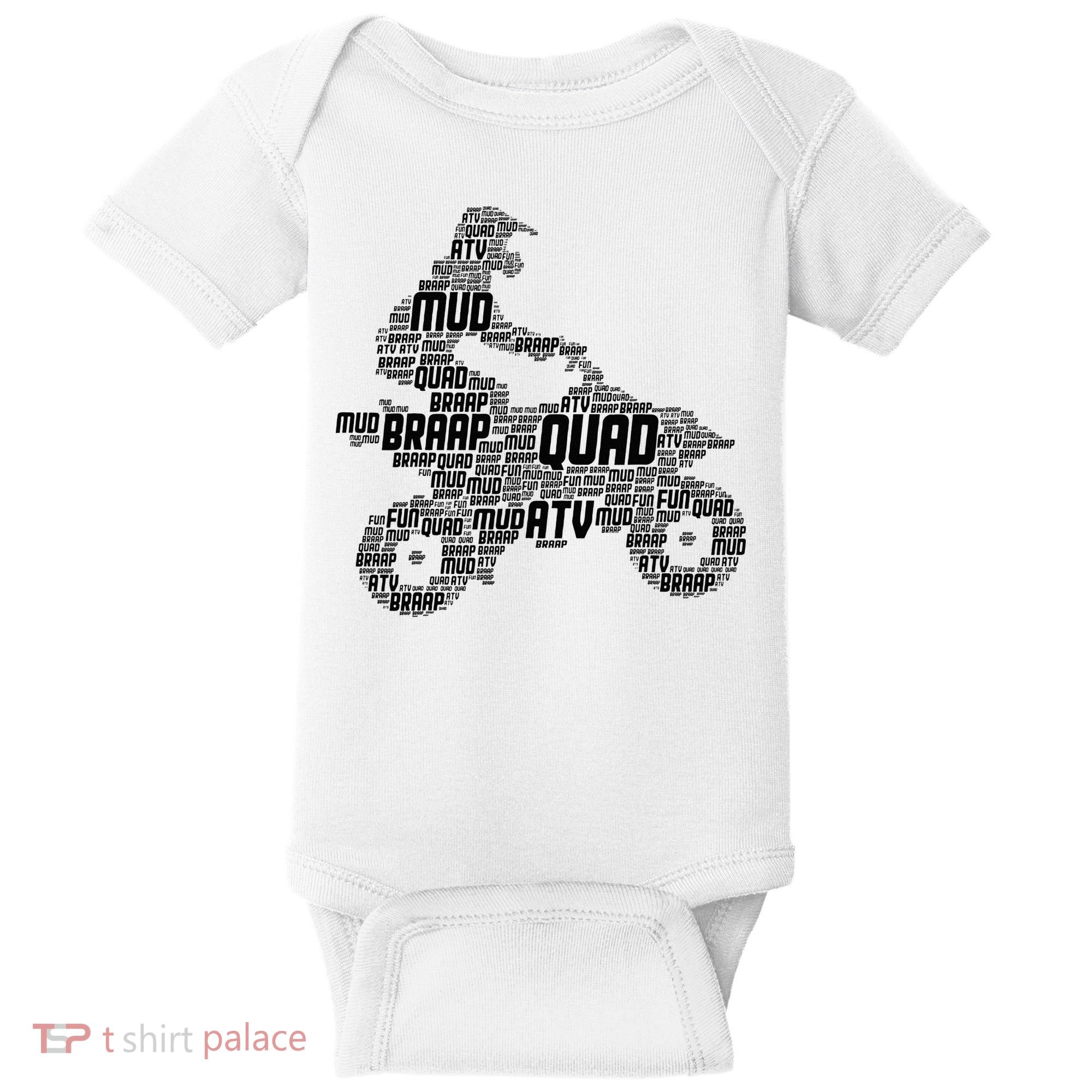 Quad Biker ATV 4 Wheeler Funny Quad Baby Bodysuit