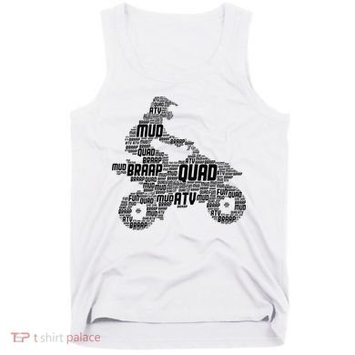 Quad Biker ATV 4 Wheeler Funny Quad Tank Top