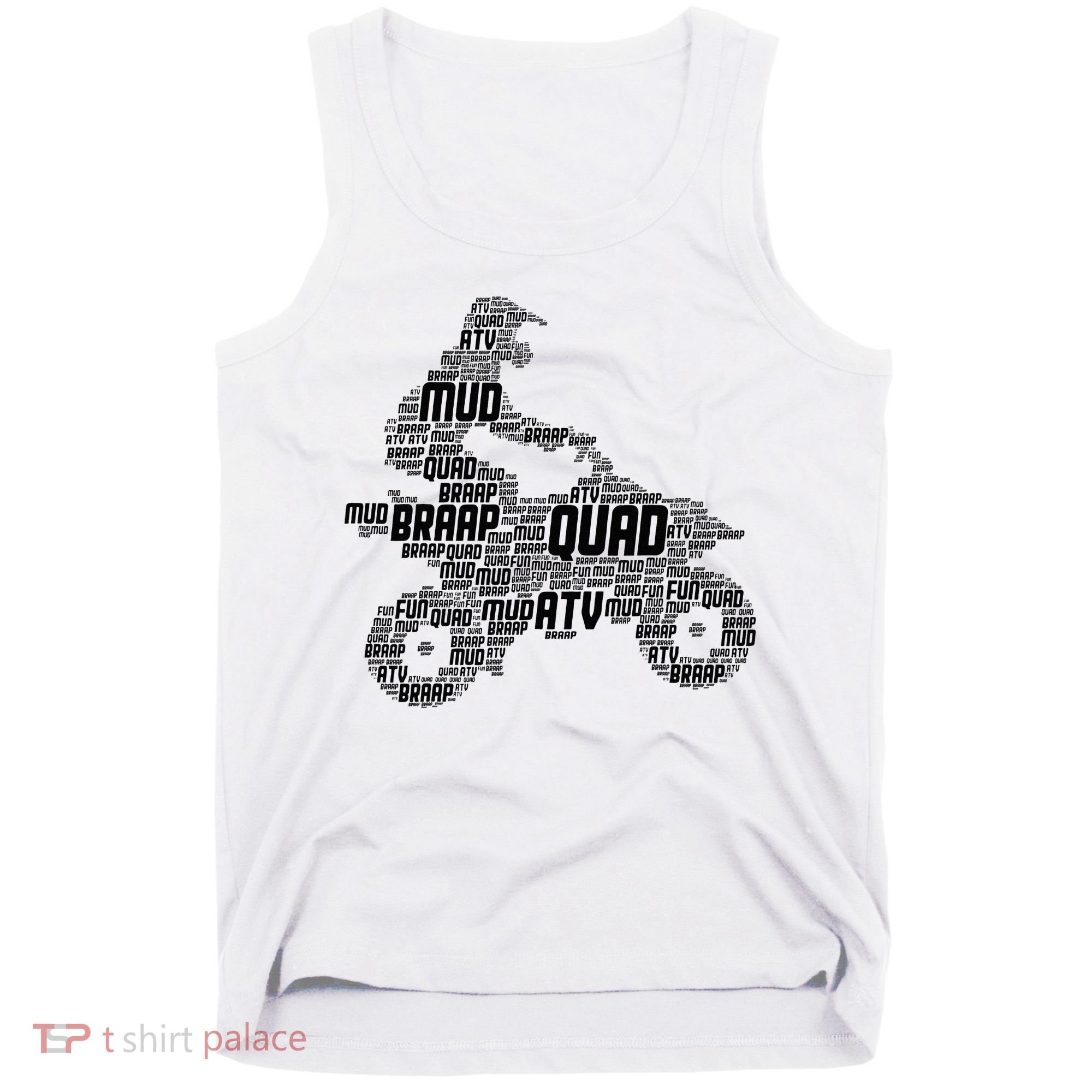 Quad Biker ATV 4 Wheeler Funny Quad Tank Top