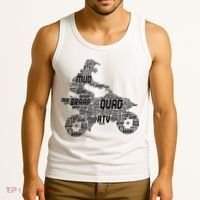Quad Biker ATV 4 Wheeler Funny Quad Tank Top thumb 3