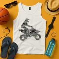 Quad Biker ATV 4 Wheeler Funny Quad Tank Top thumb 4