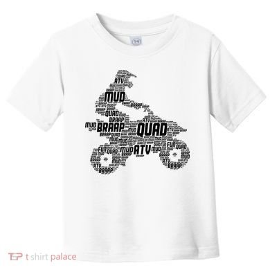 Quad Biker ATV 4 Wheeler Funny Quad Toddler T-Shirt
