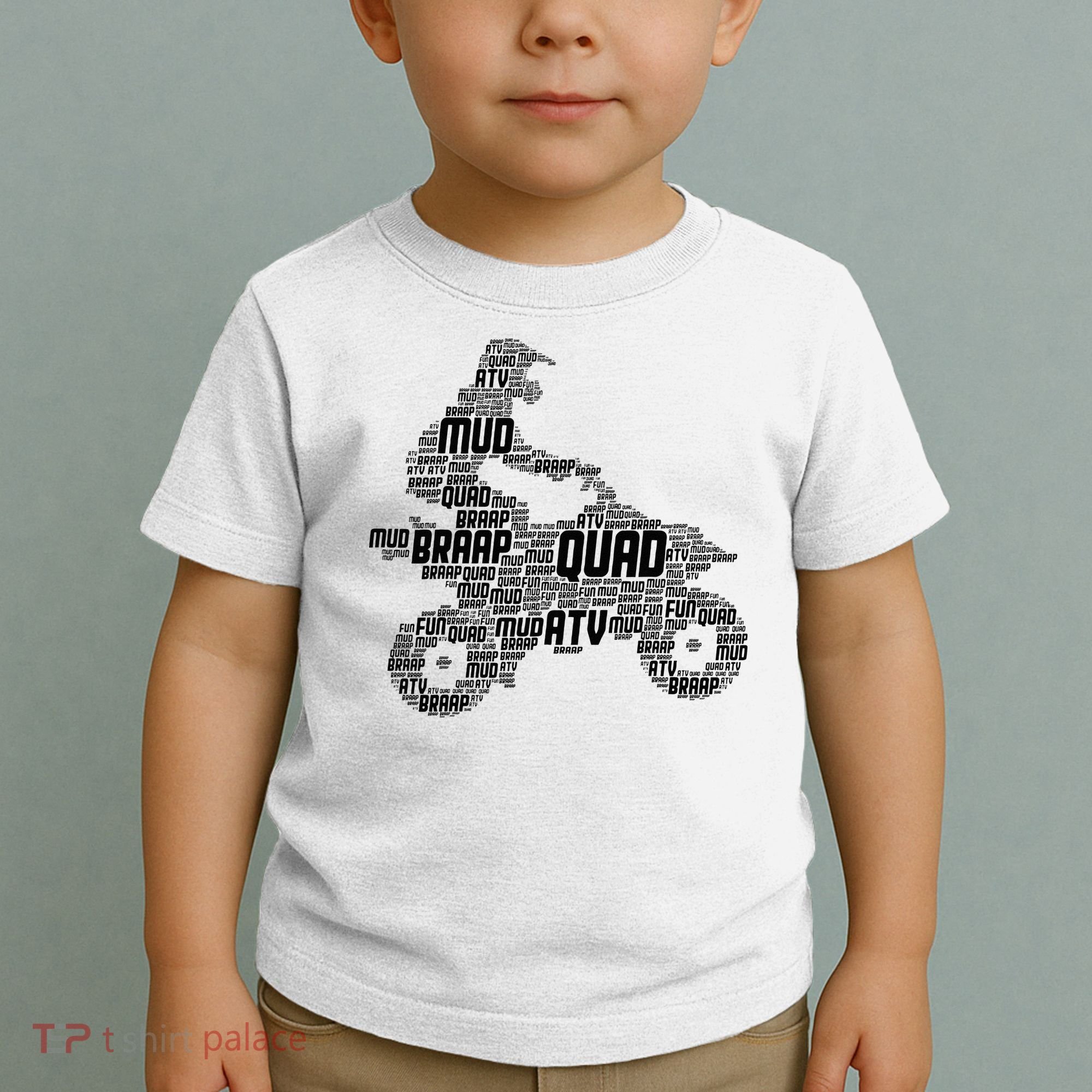 Quad Biker ATV 4 Wheeler Funny Quad Toddler T-Shirt