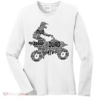 Quad Biker ATV 4 Wheeler Funny Quad Women's Long Sleeve Shirt thumb 0