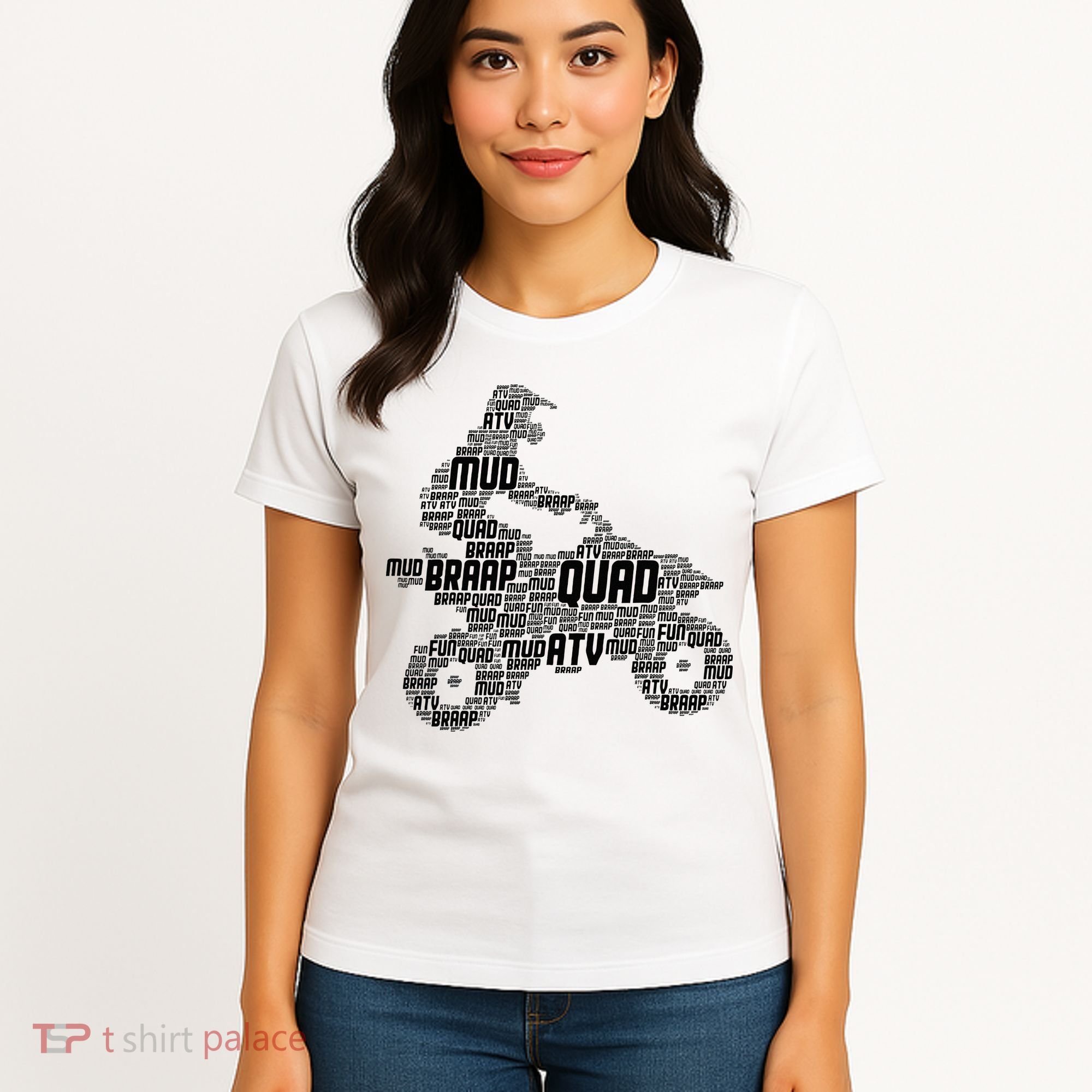 Quad Biker ATV 4 Wheeler Funny Quad Women's T-Shirt