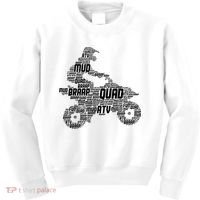 Quad Biker ATV 4 Wheeler Funny Quad Kids Sweatshirt thumb 0