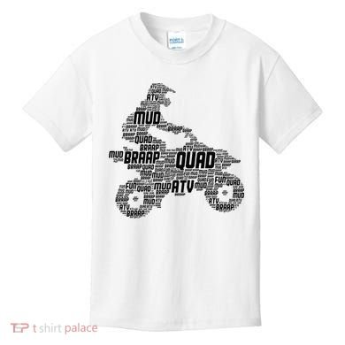 Quad Biker ATV 4 Wheeler Funny Quad Kids T-Shirt