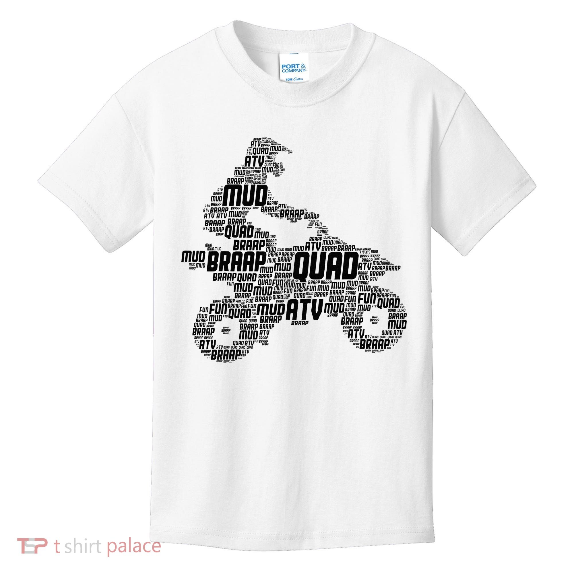 Quad Biker ATV 4 Wheeler Funny Quad Kids T-Shirt