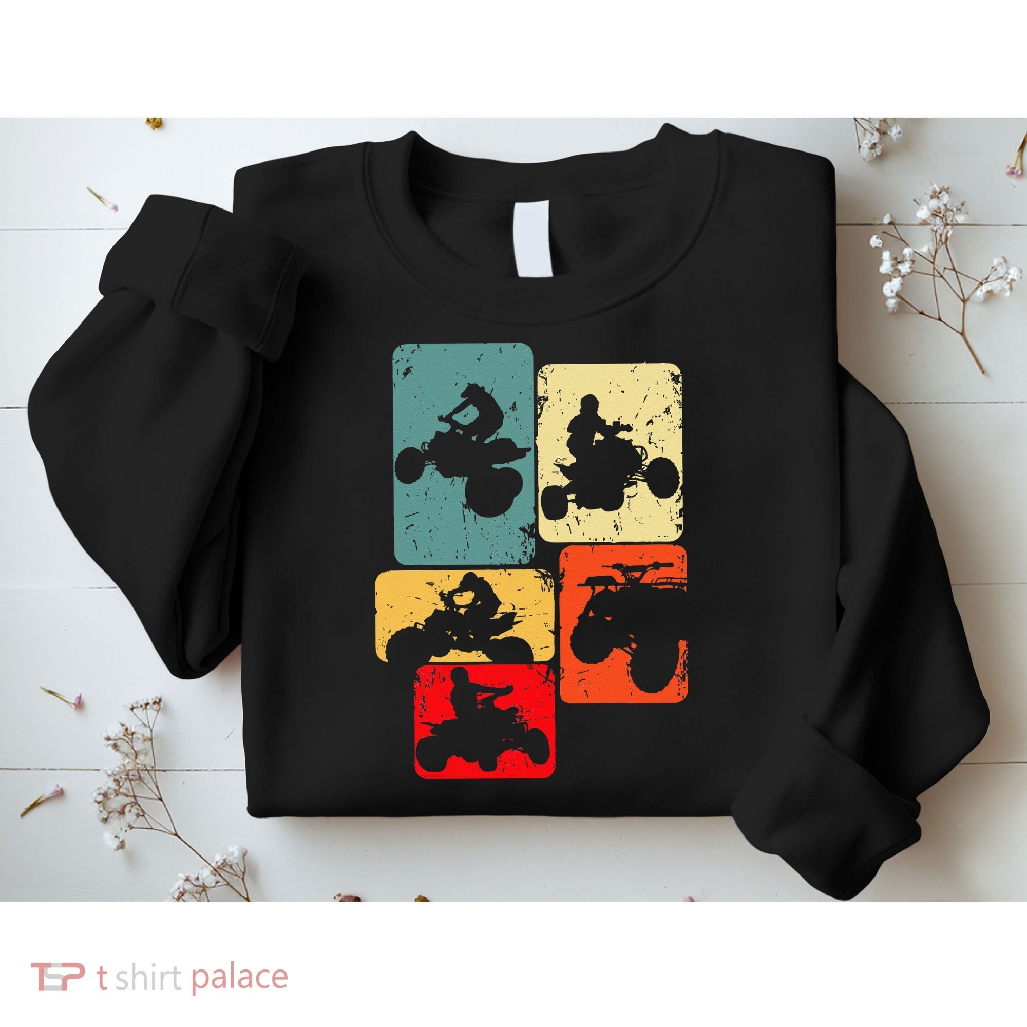 Quad Biker ATV 4 Wheeler Quad Men Kids Sweatshirt