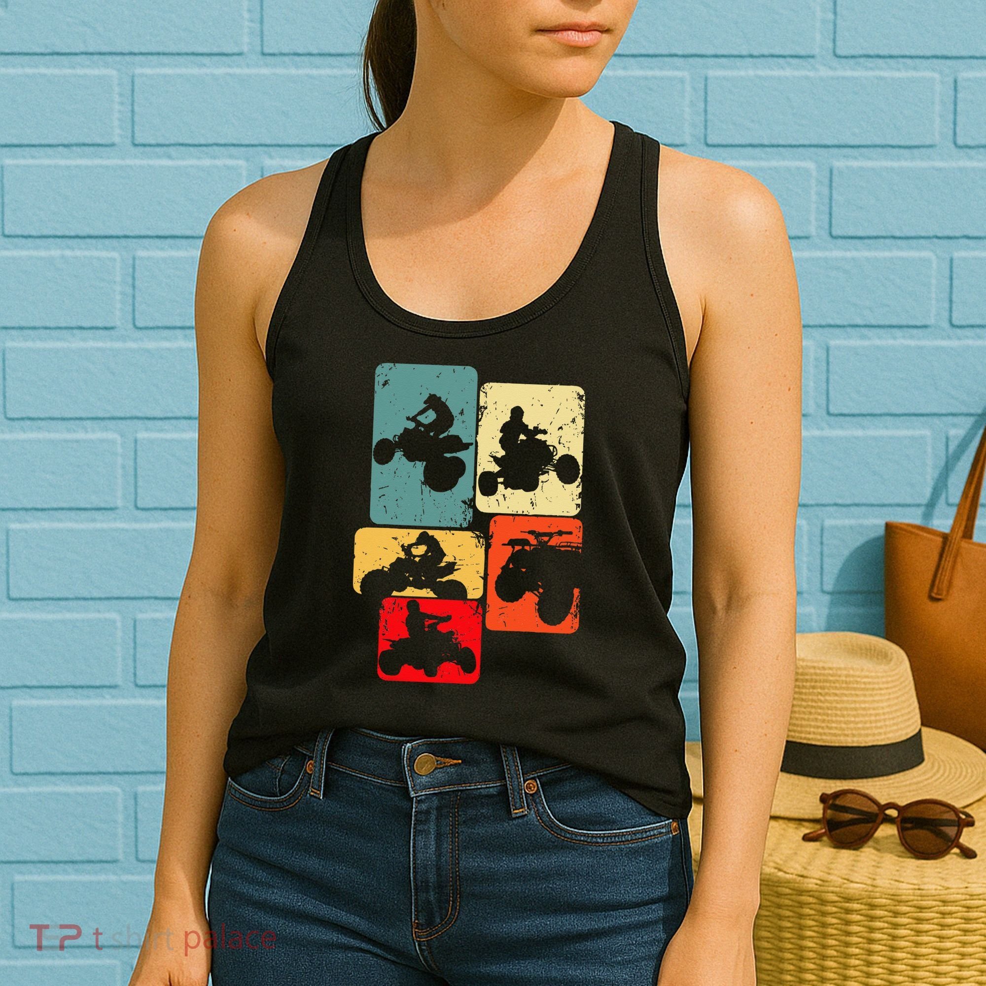 Quad Biker ATV 4 Wheeler Quad Men Kids Women's Tank Top