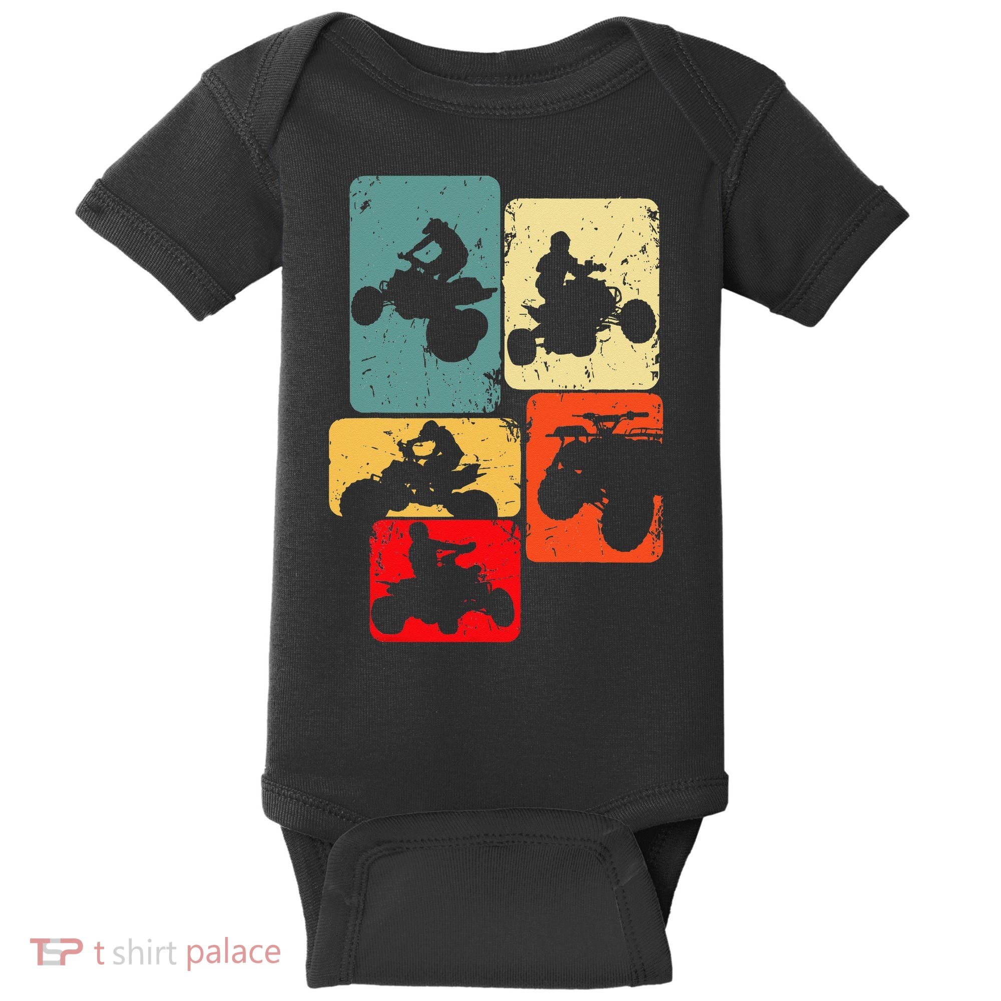 Quad Biker ATV 4 Wheeler Quad Men Kids Baby Bodysuit