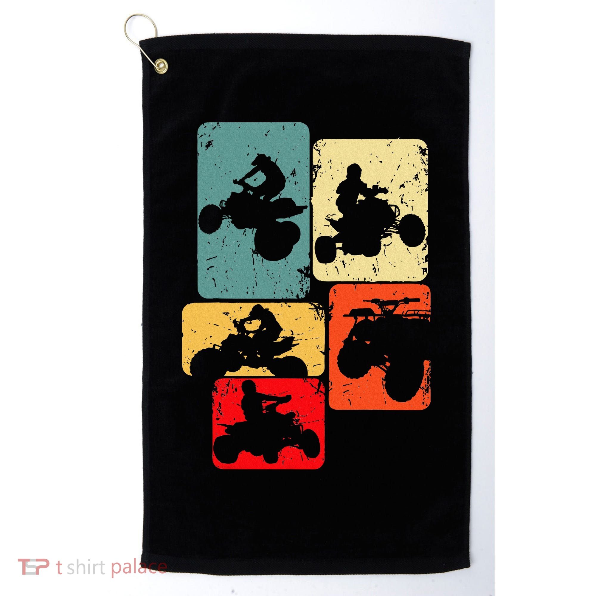 Quad Biker ATV 4 Wheeler Quad Men Kids Golf Towel