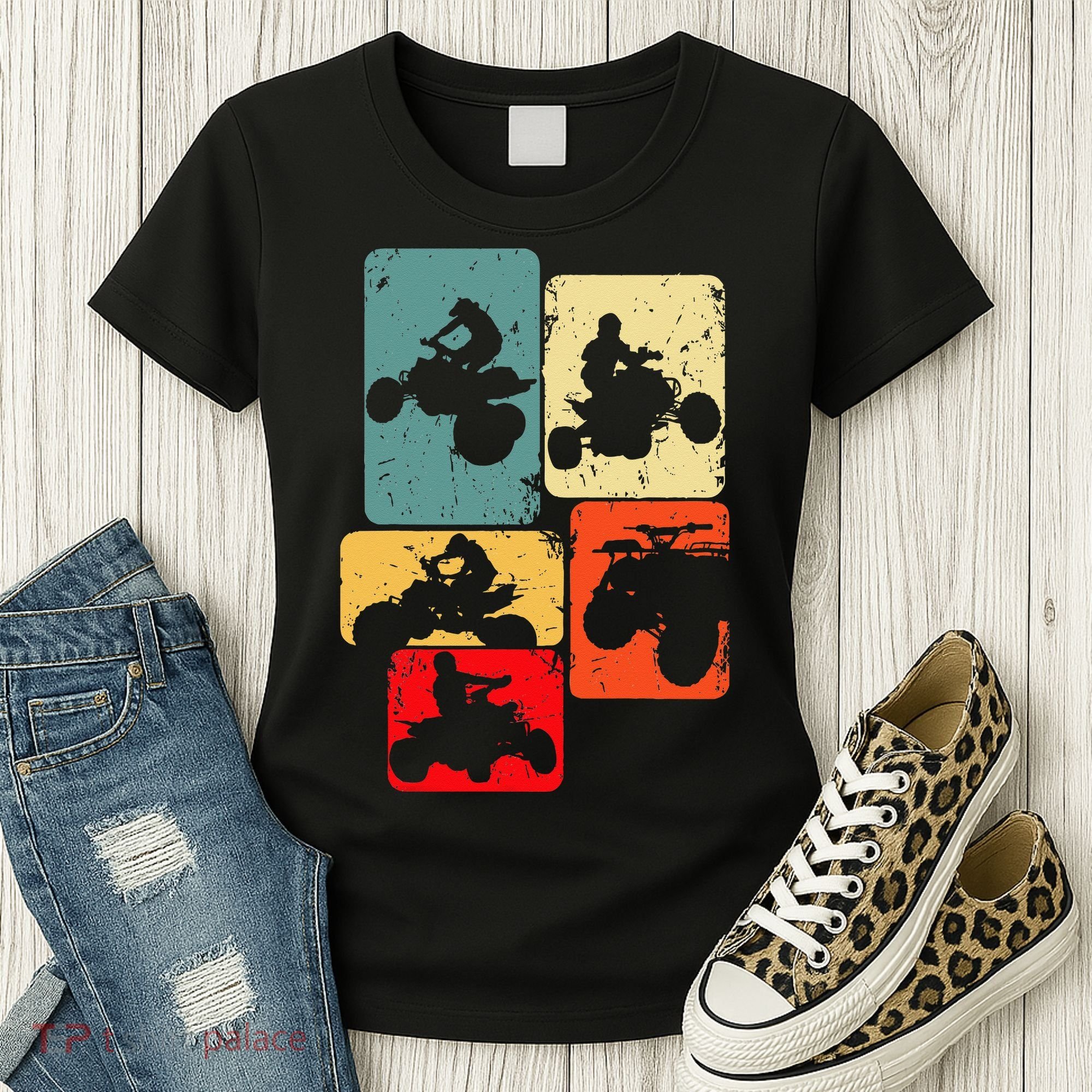 Quad Biker ATV 4 Wheeler Quad Men Kids Women's T-Shirt