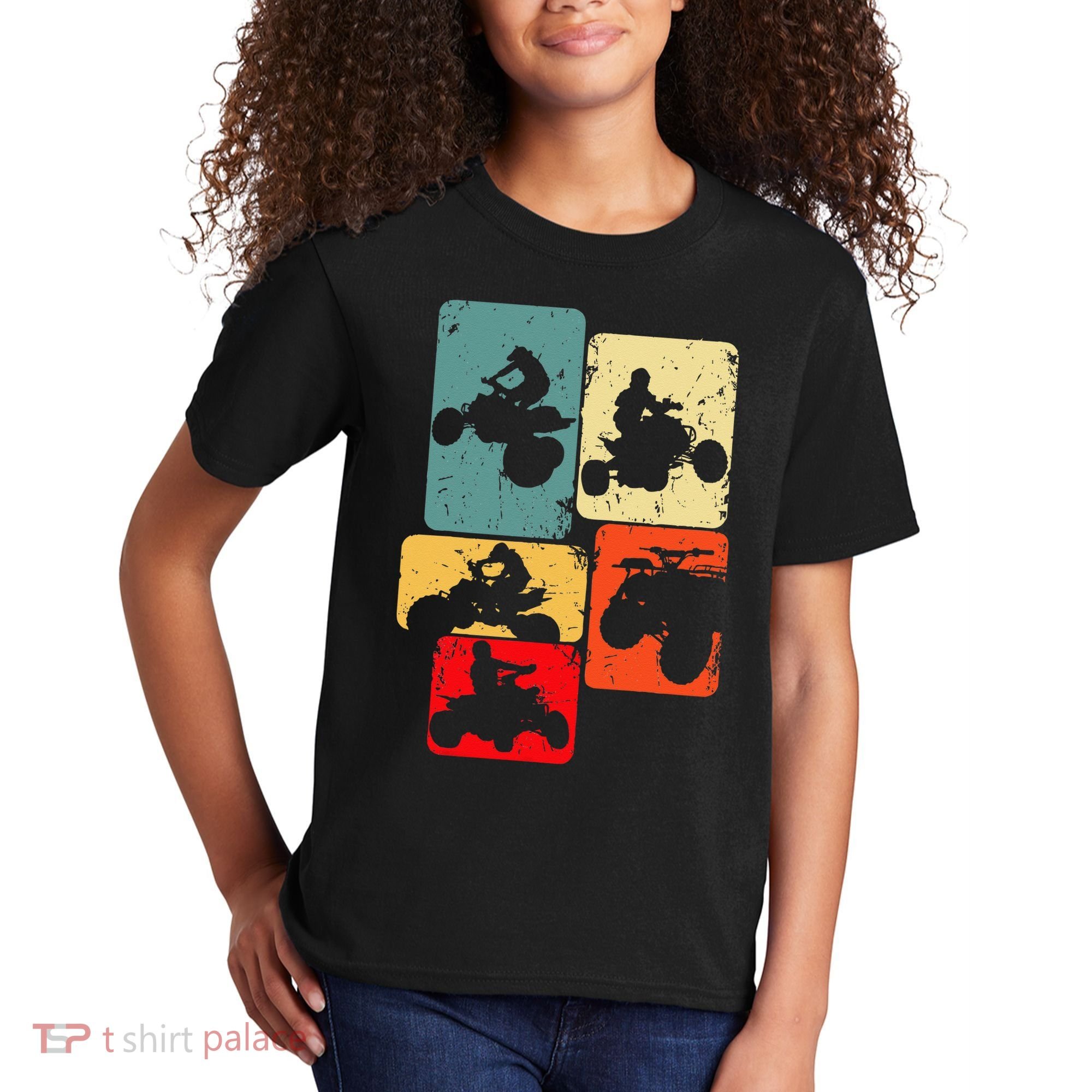 Quad Biker ATV 4 Wheeler Quad Men Kids Kids T-Shirt