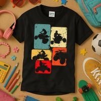 Quad Biker ATV 4 Wheeler Quad Men Kids Kids T-Shirt thumb 3