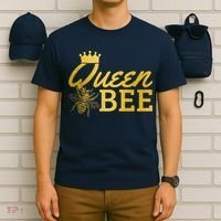 Queen Bee Beekeeper Beekeeping Vintage Funny Cute Girls Bee T-Shirt thumb 6