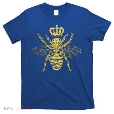 Queen Bee Beekeeper Beekeeping Vintage Funny Cute Bee T-Shirt