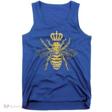Queen Bee Beekeeper Beekeeping Vintage Funny Cute Bee Tank Top