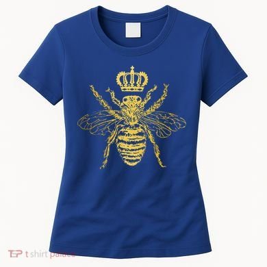 Queen Bee Beekeeper Beekeeping Vintage Funny Cute Bee Women's T-Shirt