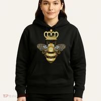 Queen Bee Crown Girl Honey Hive Beekeeping Bee Hoodie thumb 5