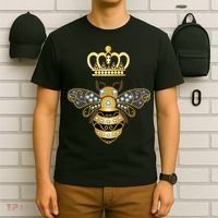 Queen Bee Crown Girl Honey Hive Beekeeping Bee T-Shirt thumb 6