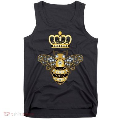 Queen Bee Crown Girl Honey Hive Beekeeping Bee Tank Top