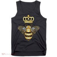 Queen Bee Crown Girl Honey Hive Beekeeping Bee Tank Top thumb 0