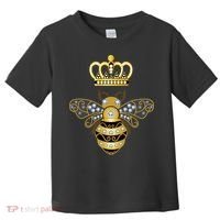Queen Bee Crown Girl Honey Hive Beekeeping Bee Toddler T-Shirt thumb 0