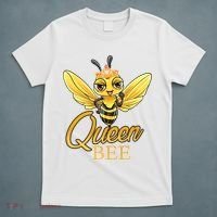 Queen Bee Crown Women Girls Honey Bee Hive Beekeeping Cool Gift T-Shirt thumb 5