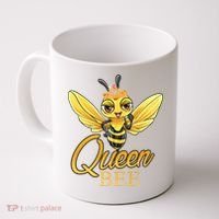 Queen Bee Crown Women Girls Honey Bee Hive Beekeeping Cool Gift Coffee Mug thumb 0