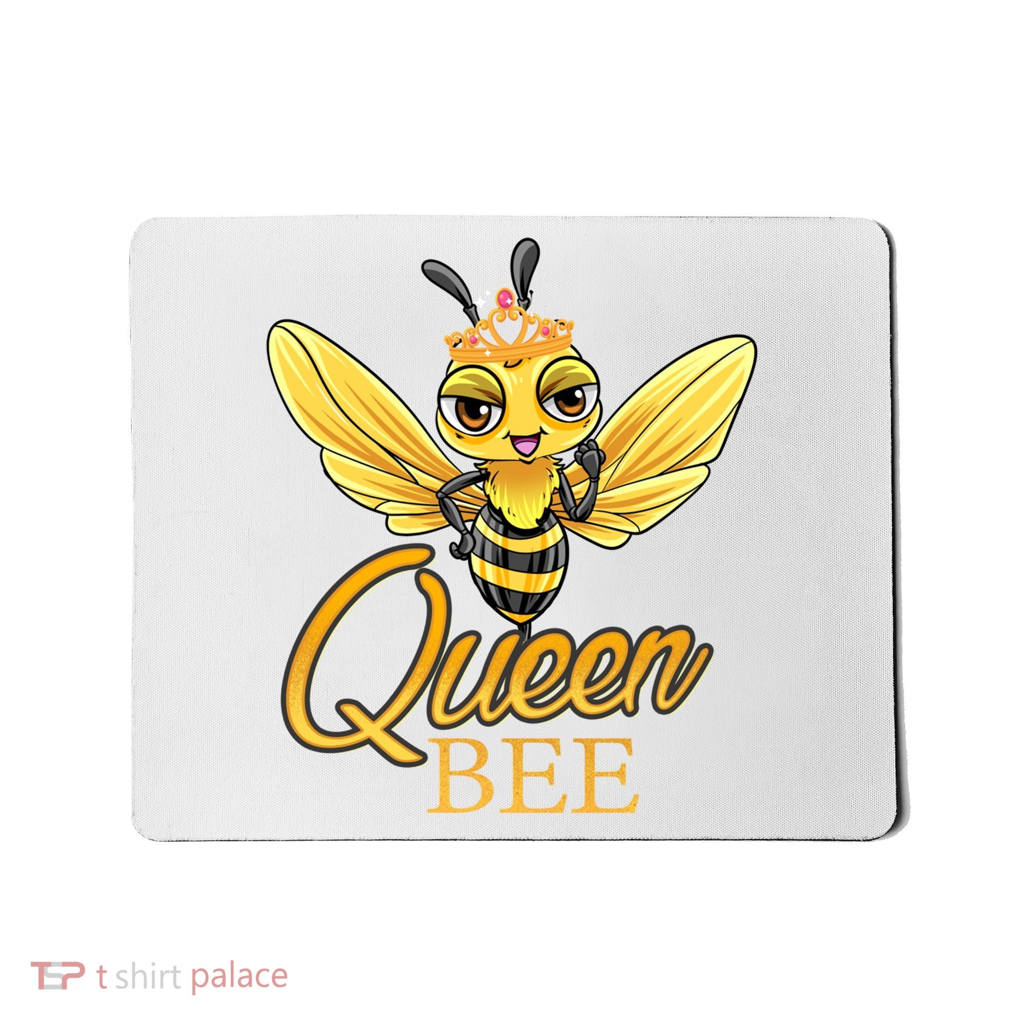 Queen Bee Crown Women Girls Honey Bee Hive Beekeeping Cool Gift Mousepad