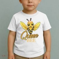 Queen Bee Crown Women Girls Honey Bee Hive Beekeeping Cool Gift Toddler T-Shirt thumb 2
