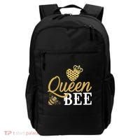 Queen Bee Crown Gift Beekeeper Valentine's Day Funny Gift Backpack thumb 0