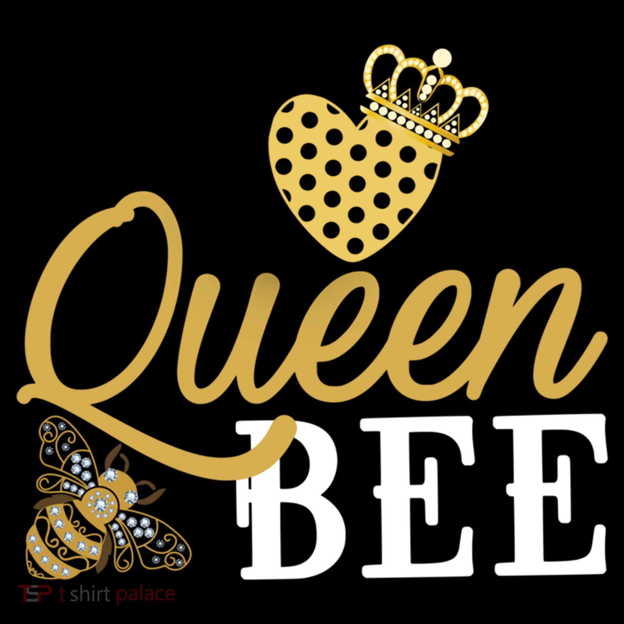 Queen Bee Crown Gift Beekeeper Valentine's Day Funny Gift Women's Hoodie