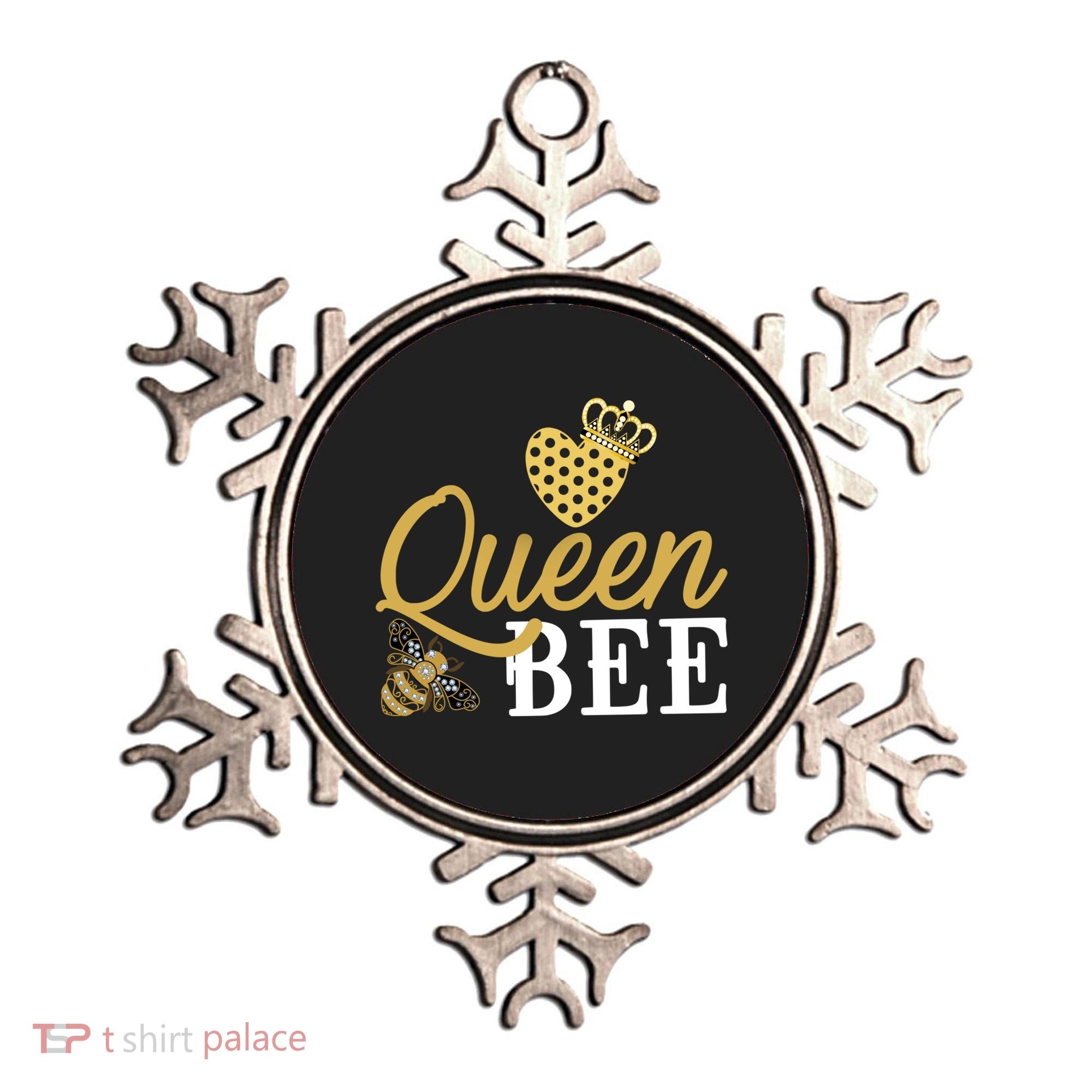 Queen Bee Crown Gift Beekeeper Valentine's Day Funny Gift Ornament