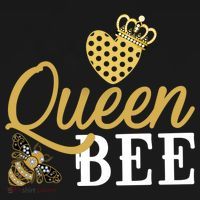 Queen Bee Crown Gift Beekeeper Valentine's Day Funny Gift Ornament thumb 1