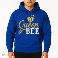 Queen Bee Crown Gift Beekeeper Valentine's Day Funny Gift Hoodie thumb 2