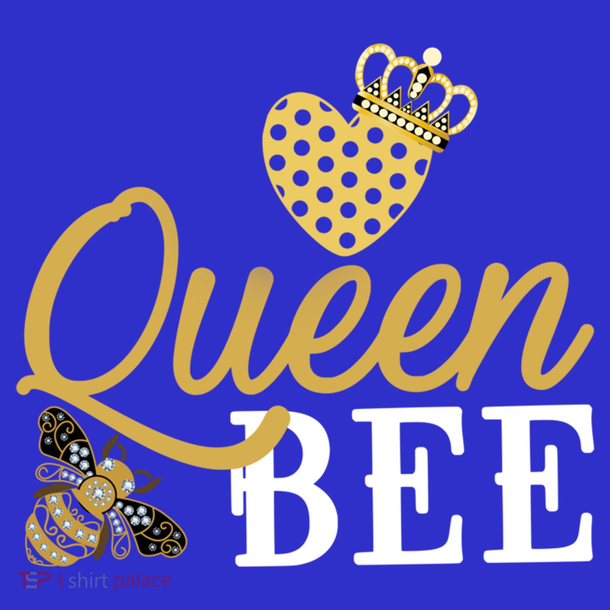 Queen Bee Crown Gift Beekeeper Valentine's Day Funny Gift Hoodie