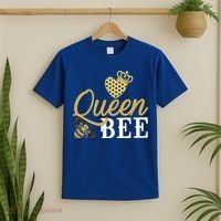 Queen Bee Crown Gift Beekeeper Valentine's Day Funny Gift T-Shirt thumb 2