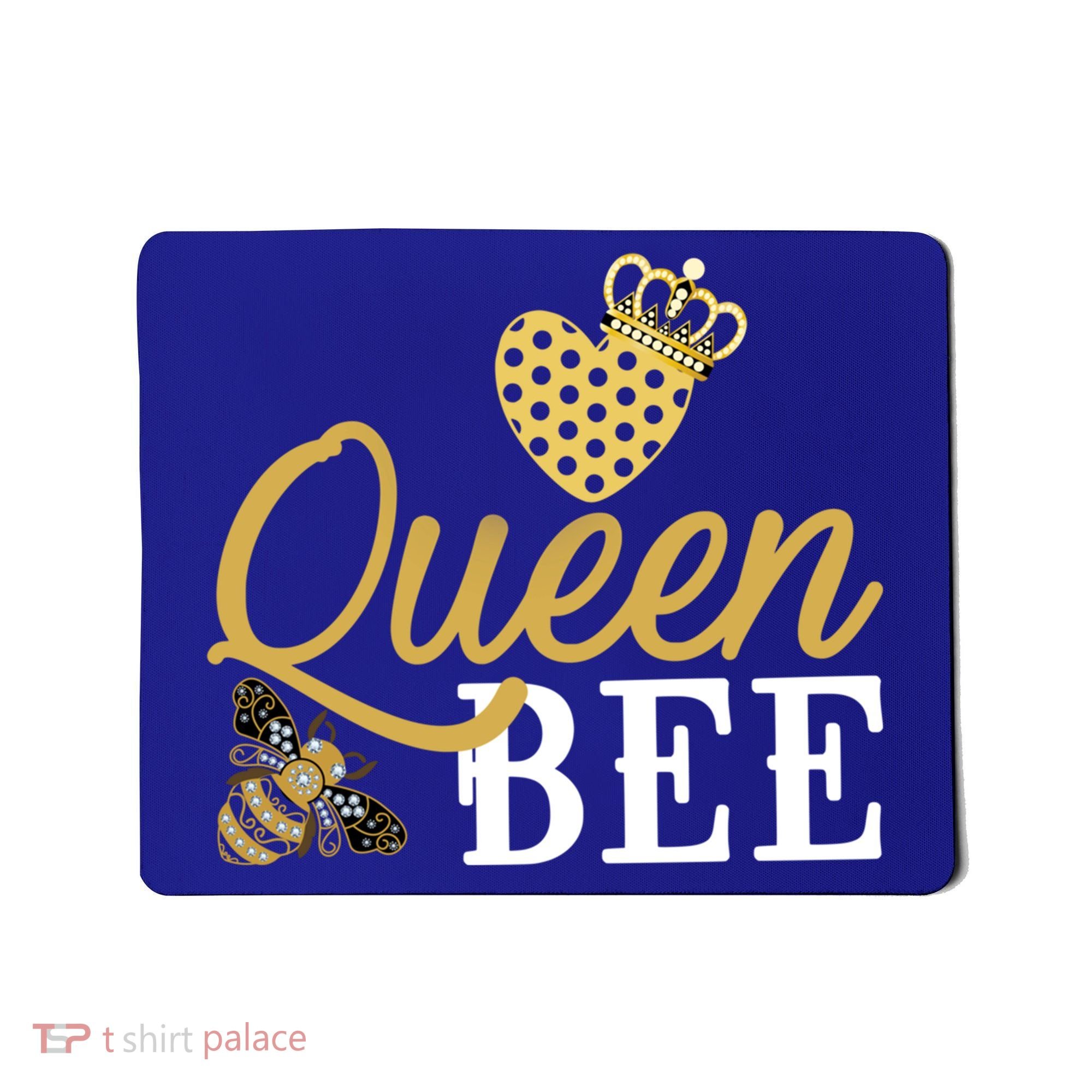 Queen Bee Crown Gift Beekeeper Valentine's Day Funny Gift Mousepad